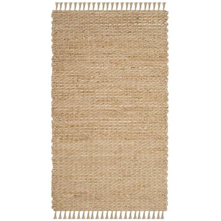 Safavieh 3 X 5 Ft. Natural Fiber Hand Woven Small Rectangle Area Rug, Natural NF466A-3